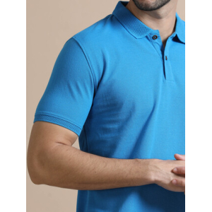 Men Polo T-Shirts Blue