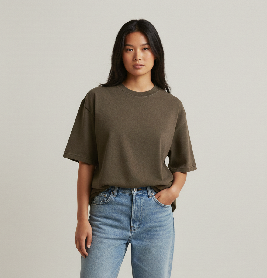 Acid Wash Over-sized T-Shirt - Image 3